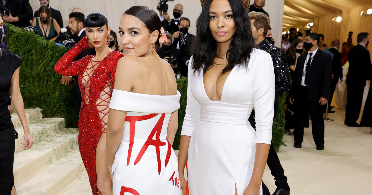 The Conservative group has filed an ethics complaint against AOC for attending Met Gala