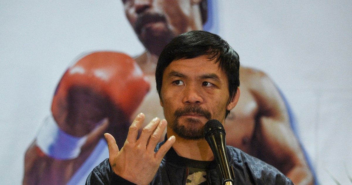 Boxer Manny Pacquiao to run for Philippine president