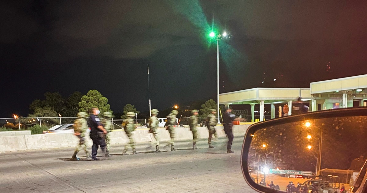 Eeuu arresta a 14 soldados mexicanos que cruzaron accidentalmente la frontera