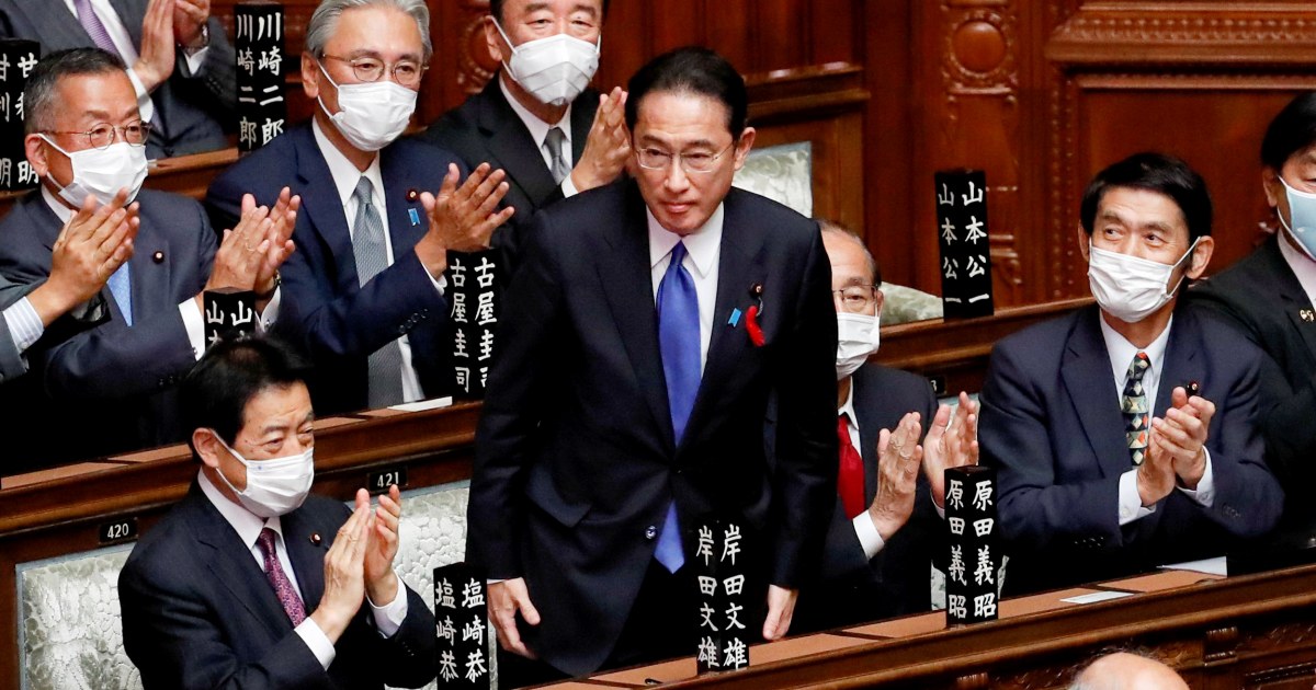 Lawmakers in Japan elect Fumio Kishida as new prime minister