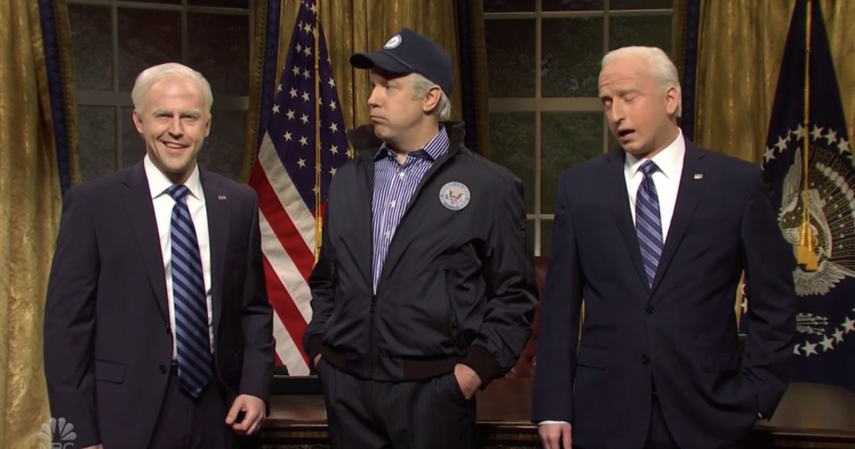 'SNL' gives President Biden a lift by bringing back his VP days