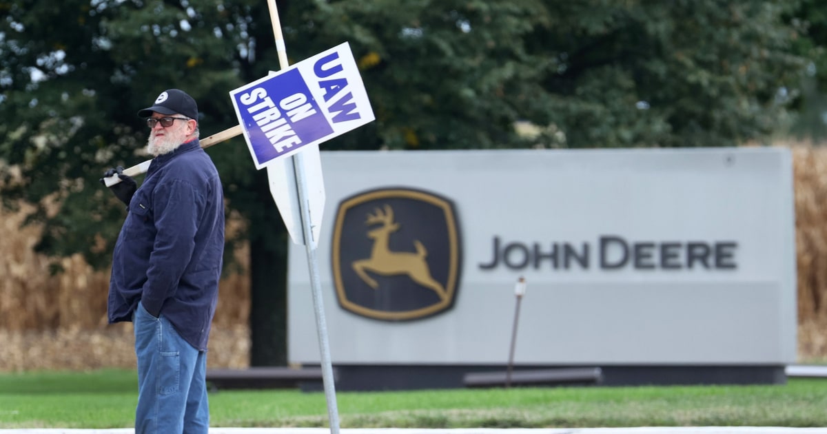 Deere, UAW agree on new 6year contract subject to union vote