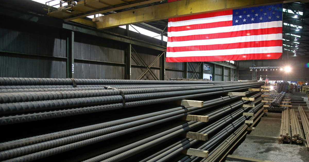 U.S., E.U. to end Trump-era tariff war over steel, aluminum - NBC News