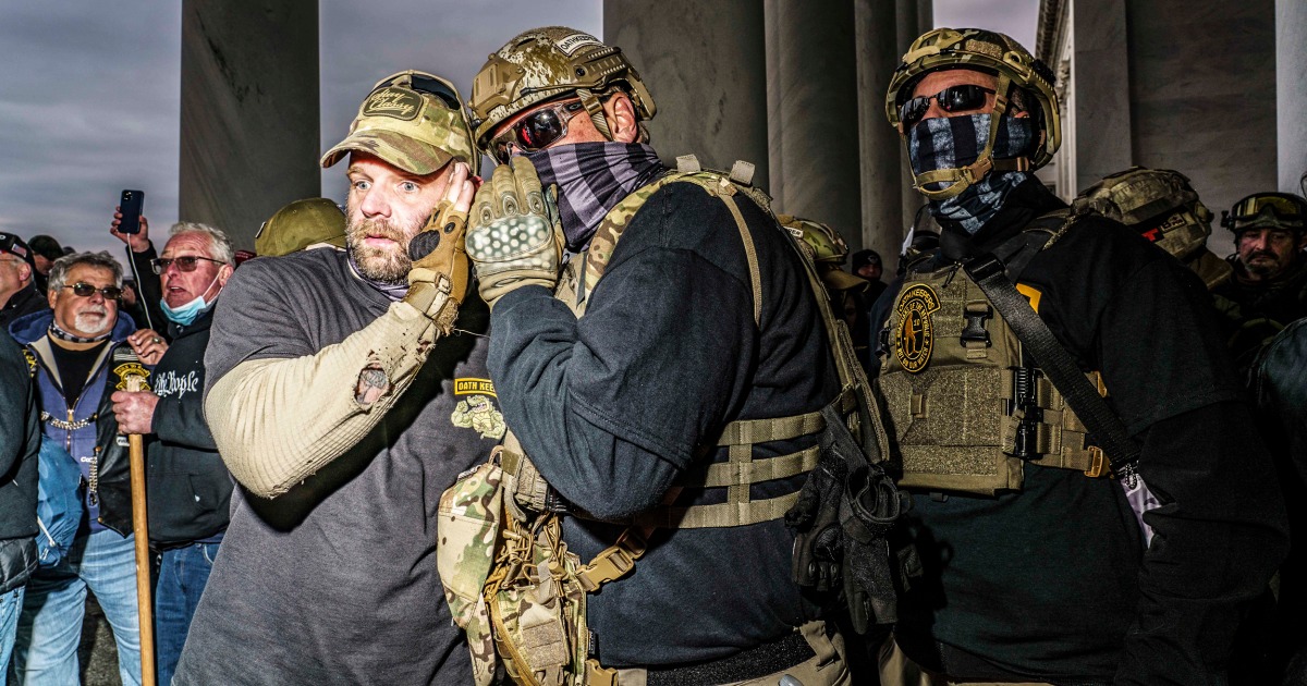 Leaked data link cops to the Oath Keepers. It gets worse.