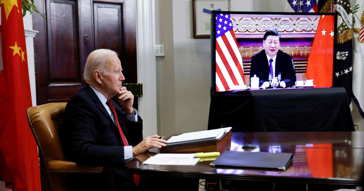 Biden, Xi hold virtual summit amid rising U.S.-China tensions