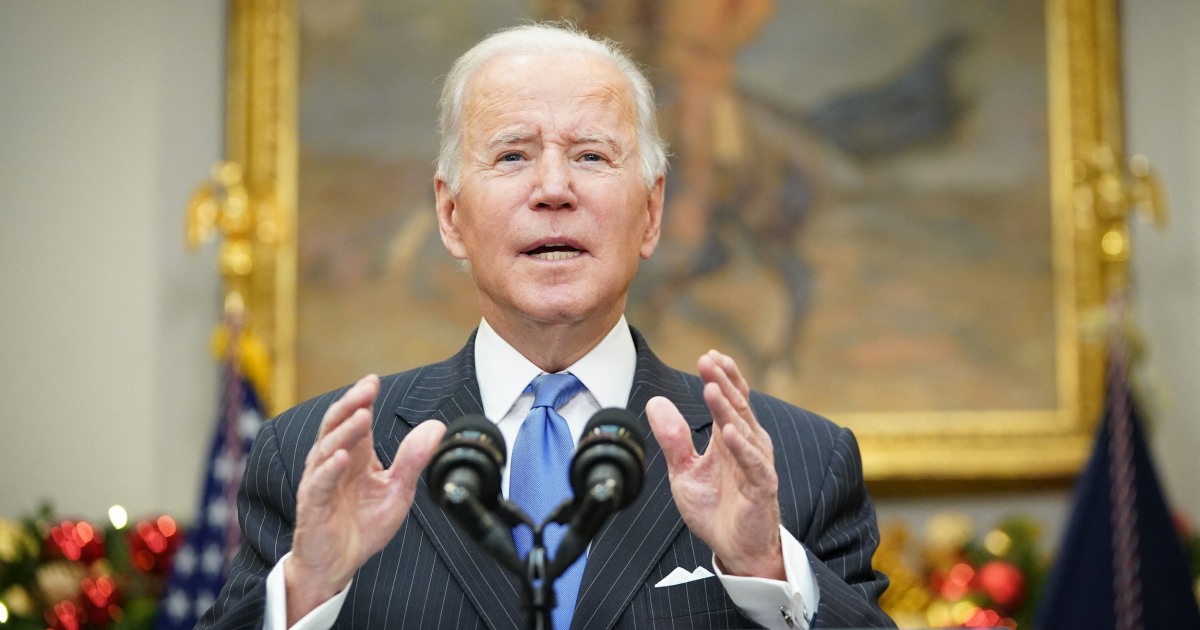 Biden urges booster shots amid growing alarm over omicron variant