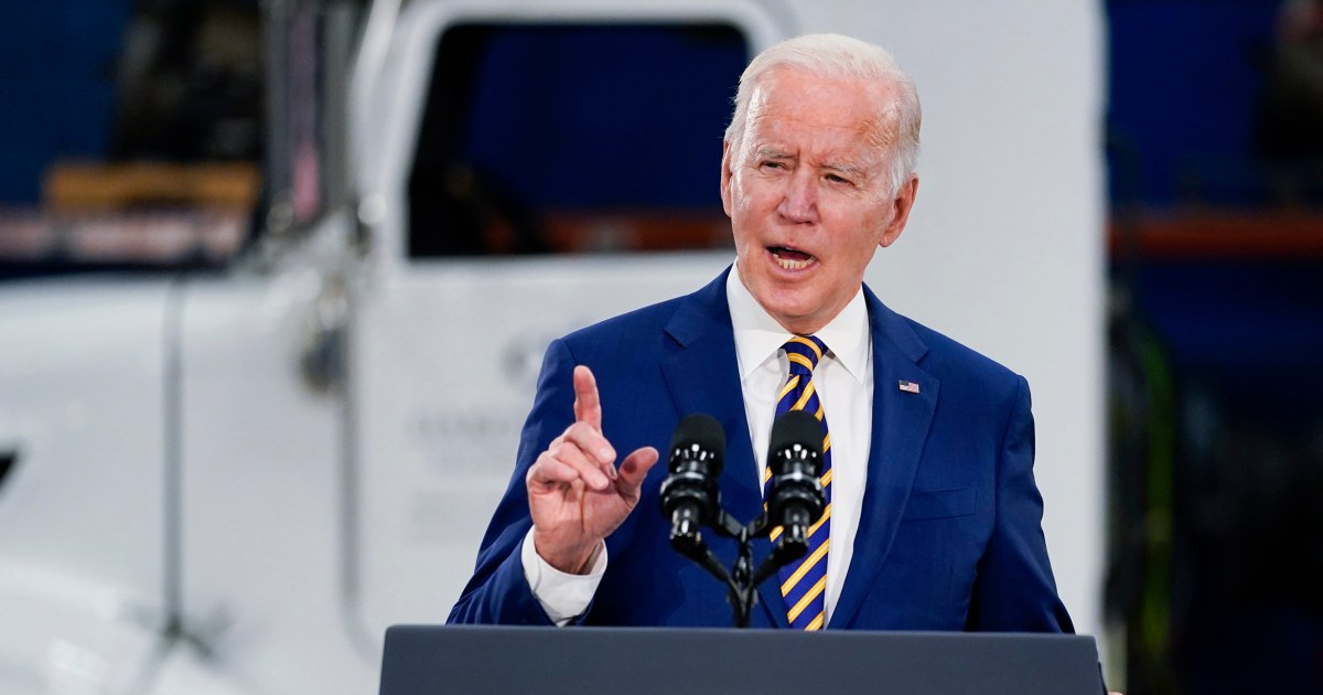 Biden lauds infrastructure law as Covid clouds gather