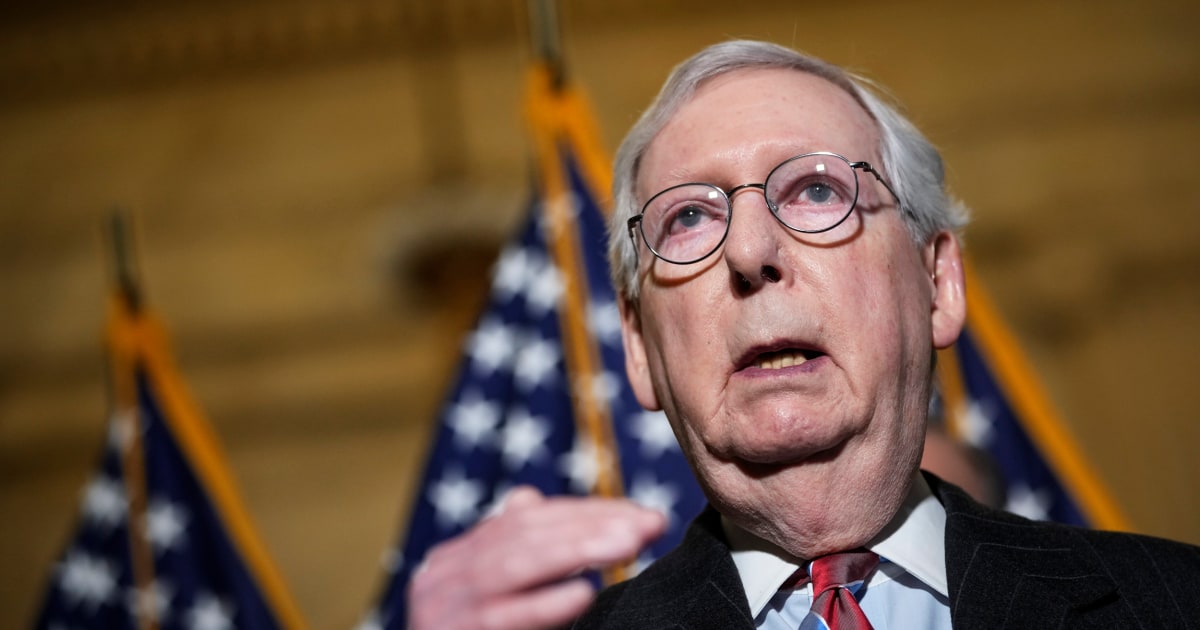 Sen. Mitch McConnell rejects RNC Jan. 6 censure resolution. The GOP ...