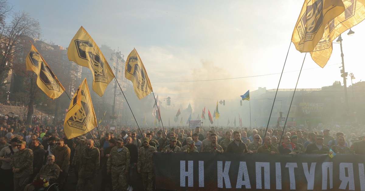 How Russia Spurred Ukraine S Global Neo Nazi Recruitment   220423 Azov Battalion 2019 An 