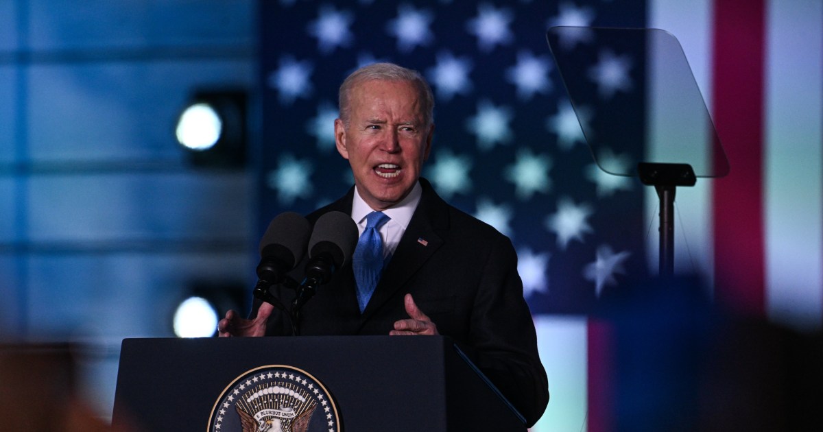 Ukraine-Russia war live updates: Biden denounces Putin as he ends Europe trip