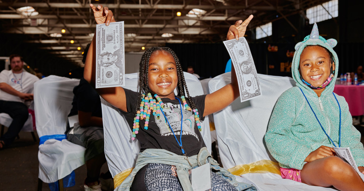 At a Los Angeles summer camp this week, the children enjoyed a petting zoo, drank from juice boxes during snack time and played a game that involved t