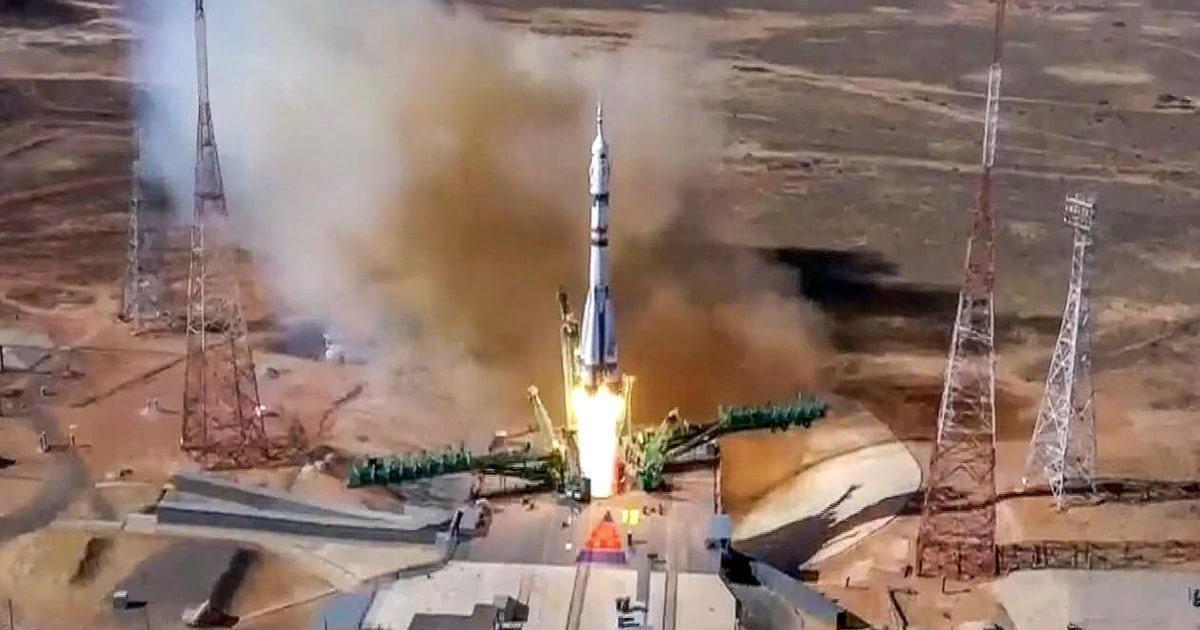 Russian film crew blasts off to make first movie in space