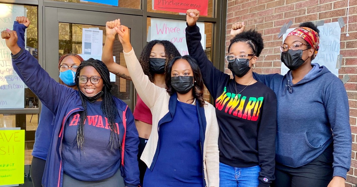 Howard University students protest mold, rodents in campus dorms