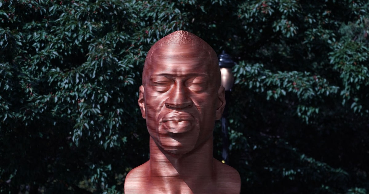 Actor charged after Floyd statue vandalized in NYC