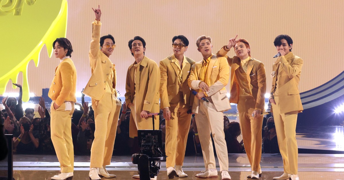K-pop stars BTS take top prize and own the night at American Music