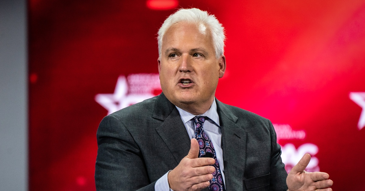 Conservative leader Matt Schlapp is accused of fondling a male campaign staffer in Georgia