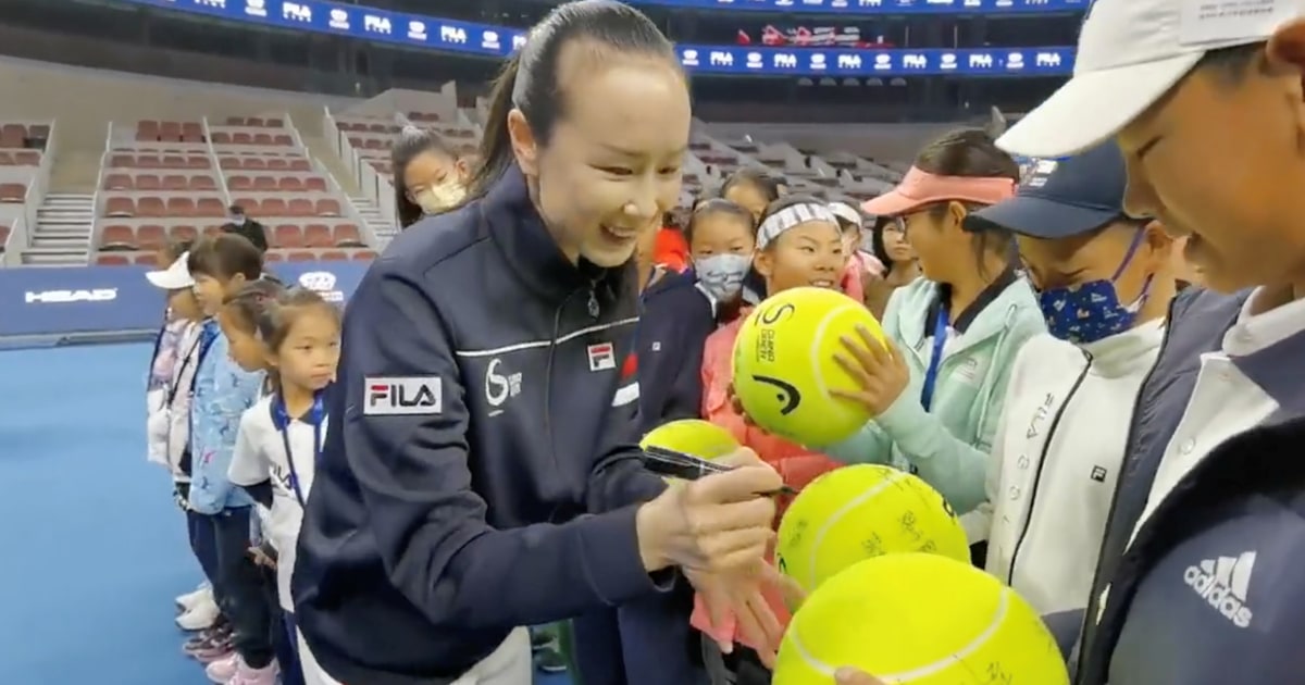 Missing tennis star Peng Shuai seen at Bejing tournament – nbcnews.com