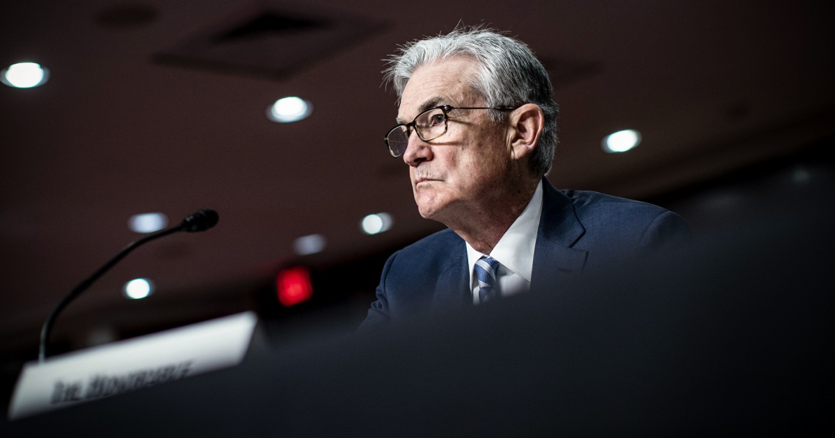 Dow falls by 600 points after Fed Chair Powell says he’d like to speed up tapering – NBC News