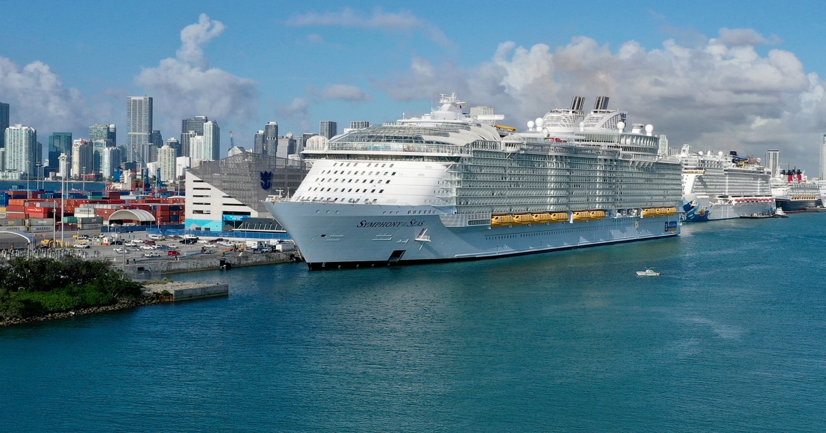 Nearly 50 aboard Royal Caribbean’s Symphony of the Seas cruise ship test positive for Covid-19 – NBC News
