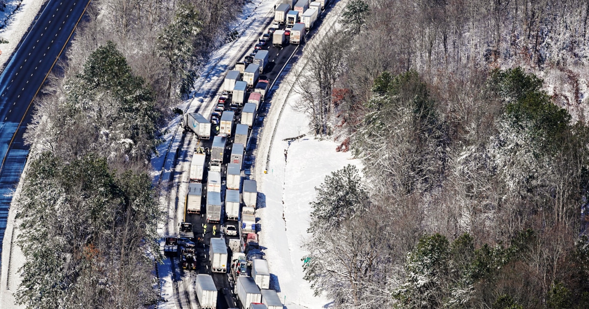 I 95 Closure In Virginia Ends After Nearly 30 Hours Of Driver Despair