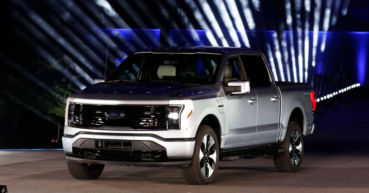 Ford to nearly doube production of electric F-150 Lightning pickup truck
