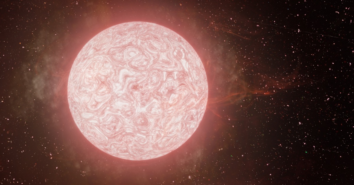 For the first time, astronomers have observed the final days and death throes of a red supergiant star before its final collapse and massive explosion
