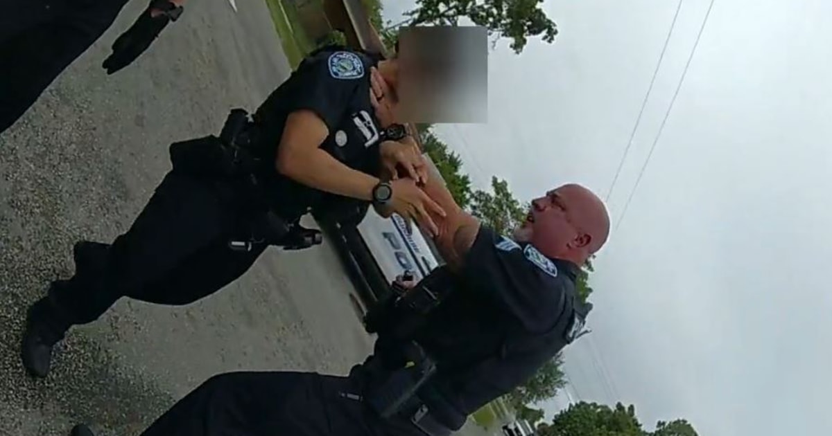 Featured image of post Video shows Florida police sergeant grabbing fellow officer by her throat