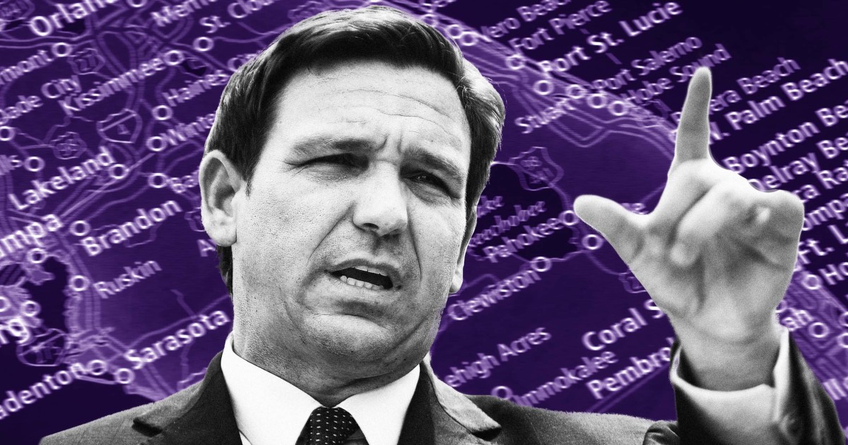 Ron DeSantis, autocrat-in-training, proposes gratuitously unfair new voting map