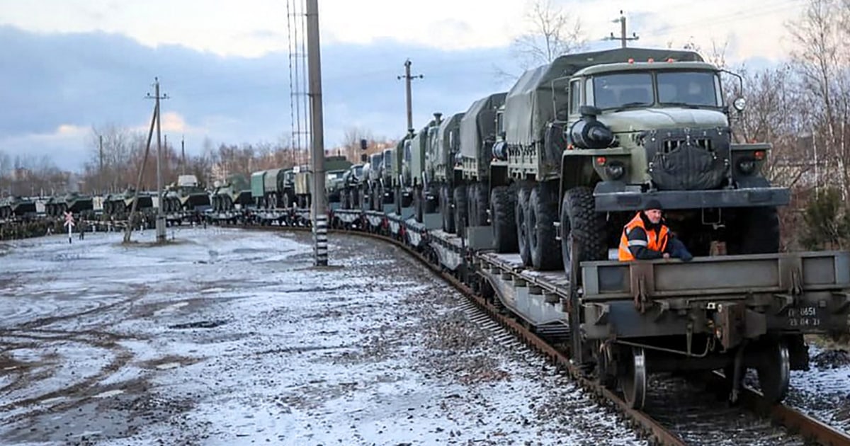 Russia Moves Troops To Belarus For Joint Drills Amid Ukraine Invasion Fears