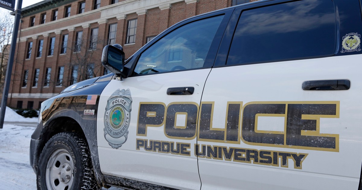 Purdue University officer in viral video put on leave due to death threats, police say