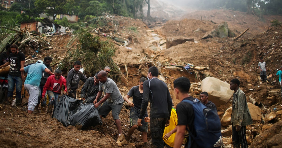 Mudslides kill at least 94 in Brazil’s ‘Imperial City,’ with dozens still missing