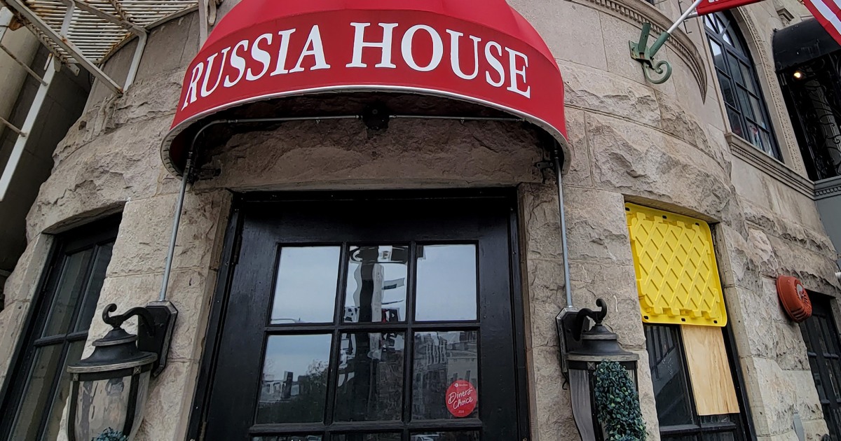 Russian Businesses In The U S Face Backlash Over War In Ukraine   220308 One Time Use Russia House Restaurant Dc Vandalized Se 1232p 05c455 