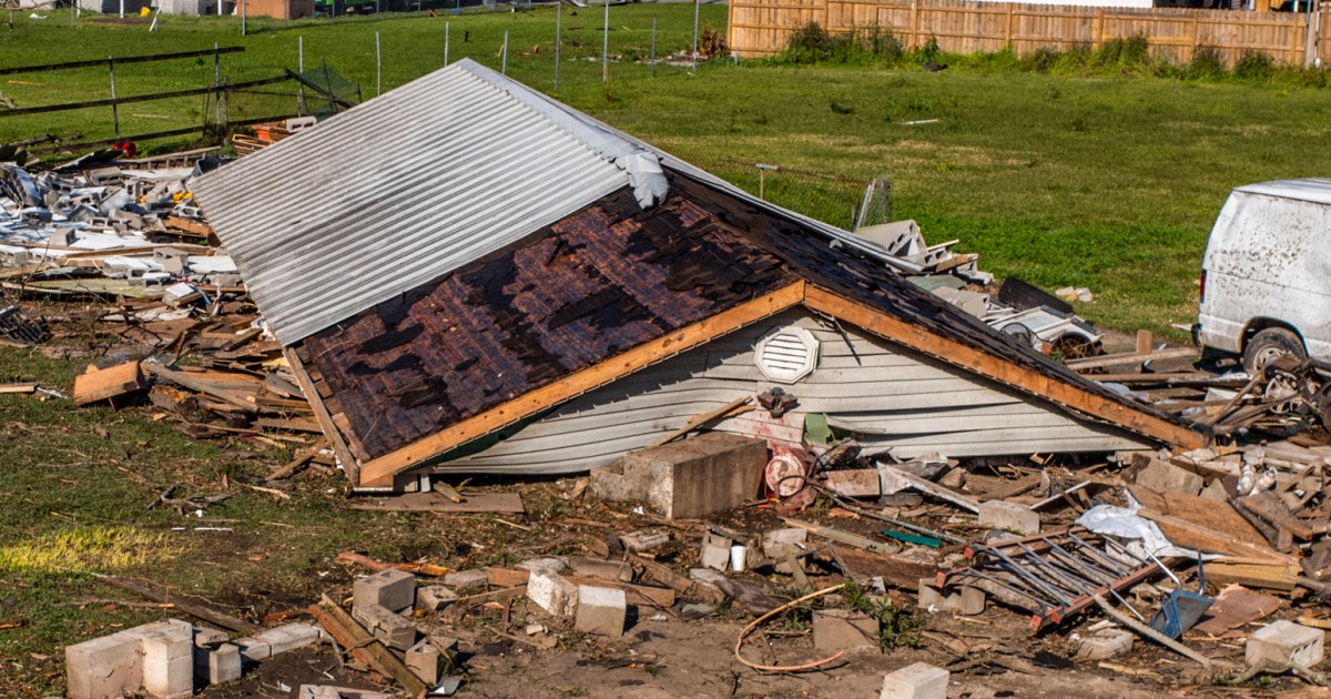 Girl survives tornado that dropped suburban New Orleans house onto street