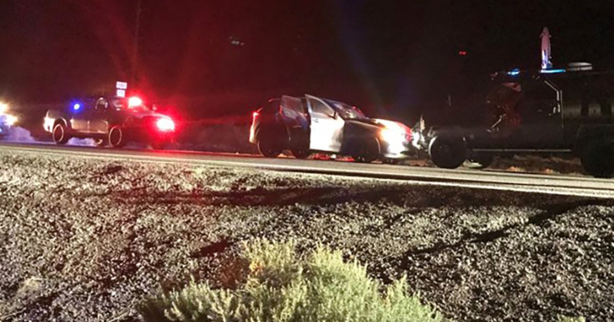 Suspect opened fire on officers in California;  A 150-mile car chase through the desert ends in Nevada