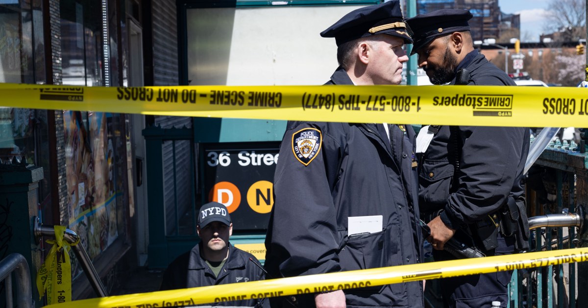 Police say suspect in Brooklyn subway shooting is currently in custody