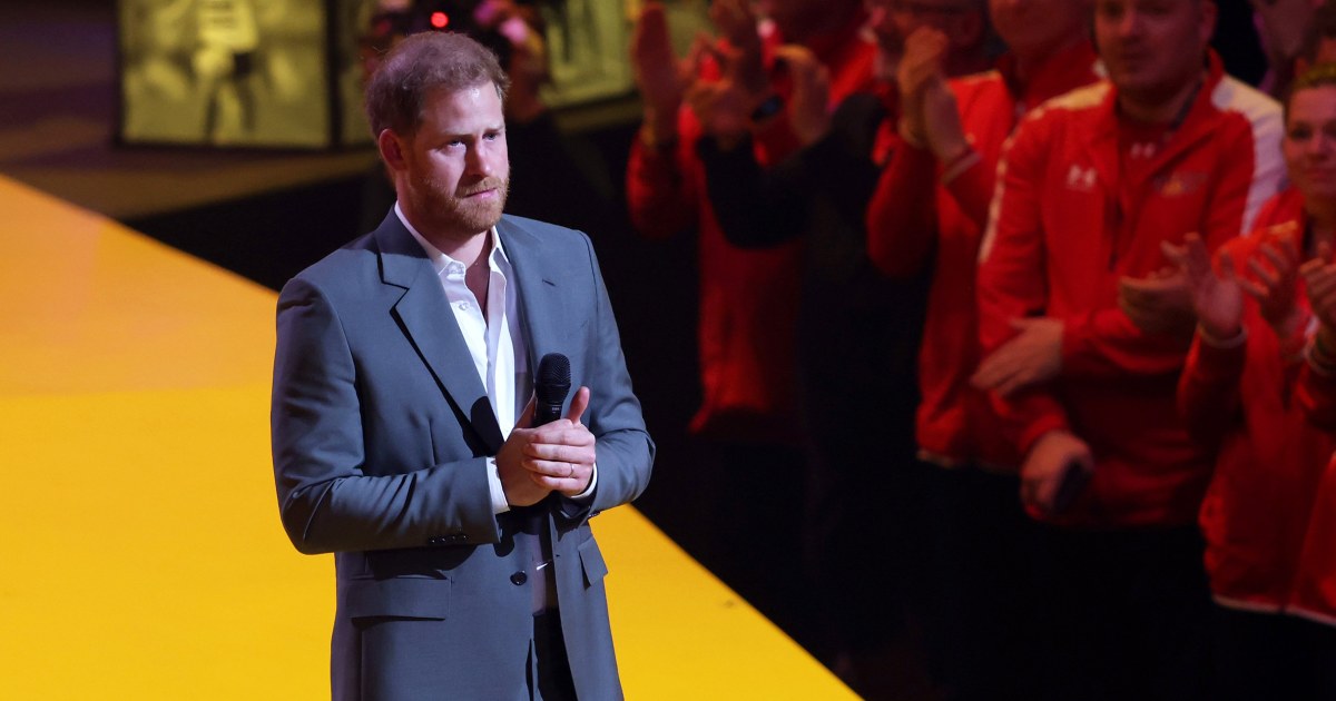 Invictus Games opens with Prince Harry’s tribute to Ukrainians