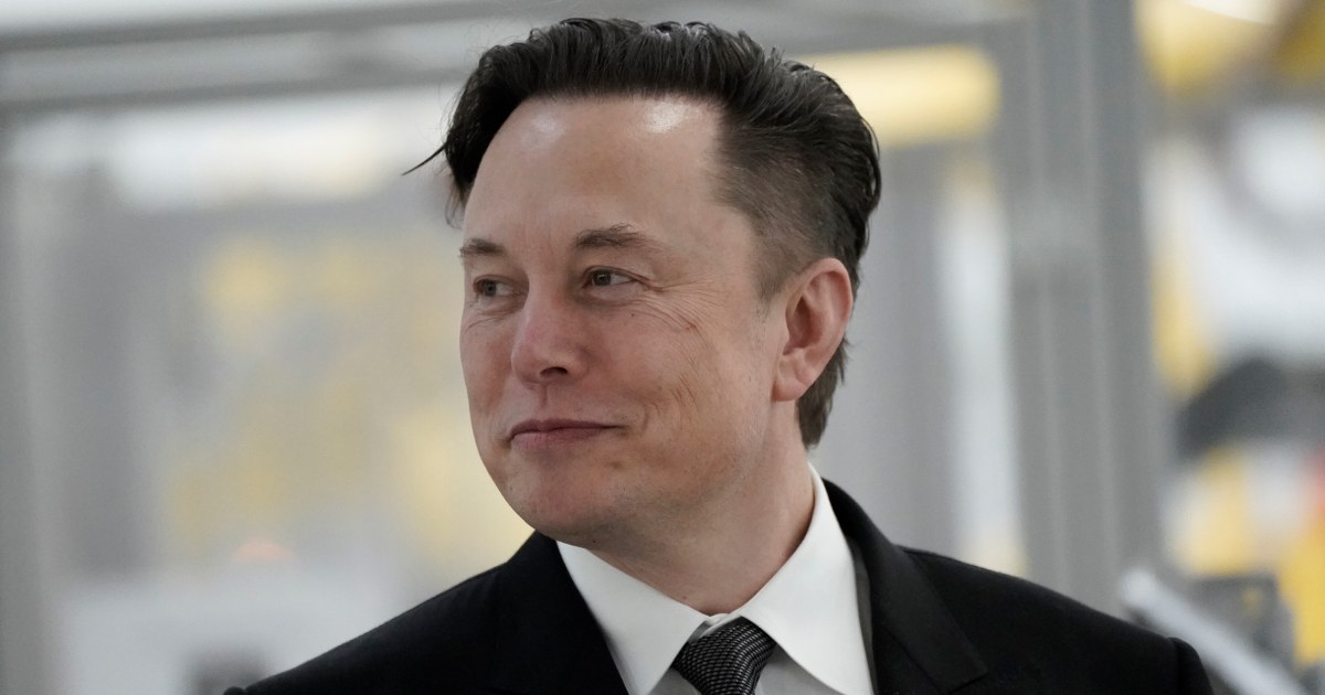 Elon Musk says he secured .5 billion in financing to buy Twitter