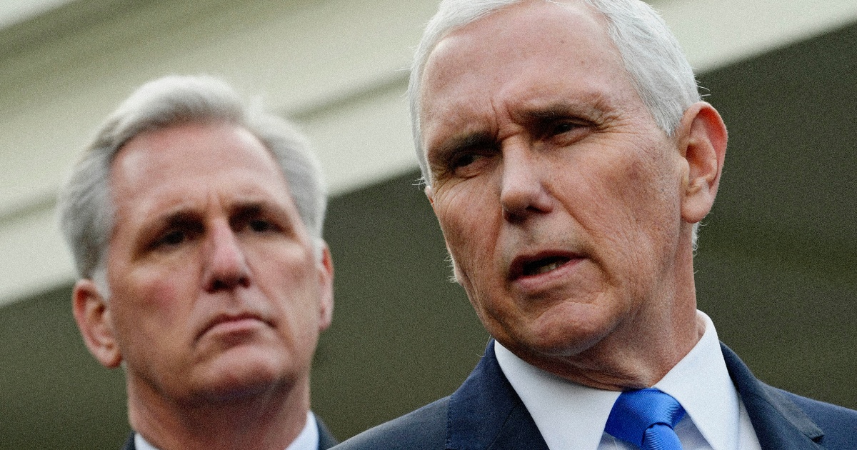 Why McCarthy’s reference to a possible Pence pardon stands out