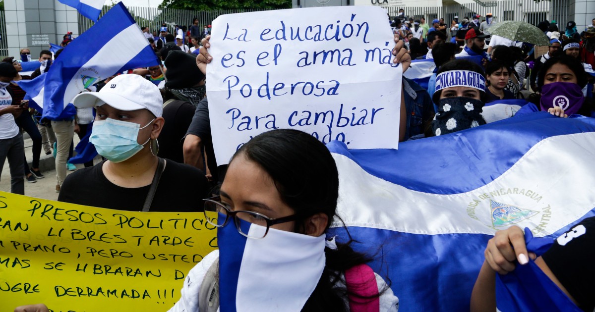 Nicaragua arrests private universities to stop dissent