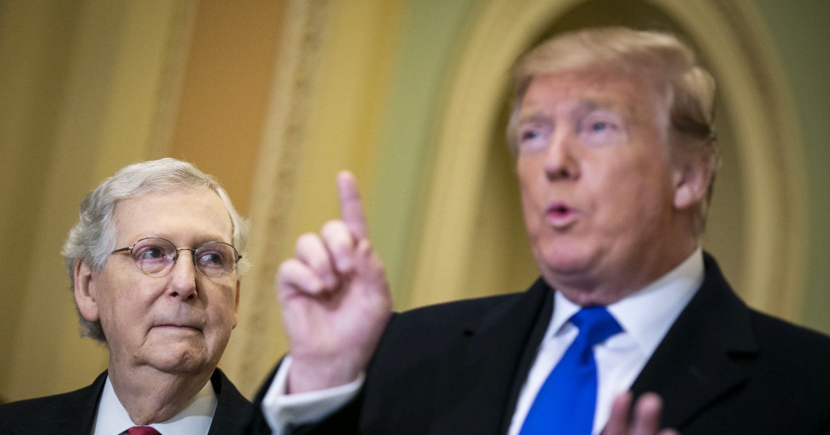 When McConnell thought Trump had 'totally discredited himself' – MSNBC News