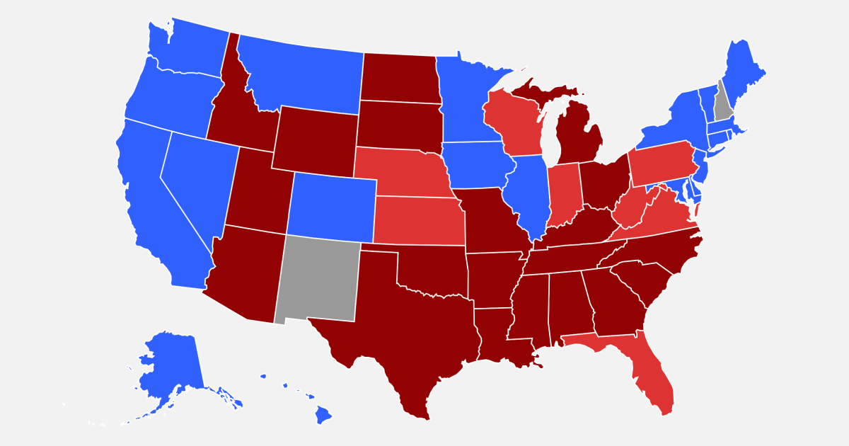 Map 22 states would ban abortion in a postRoe America