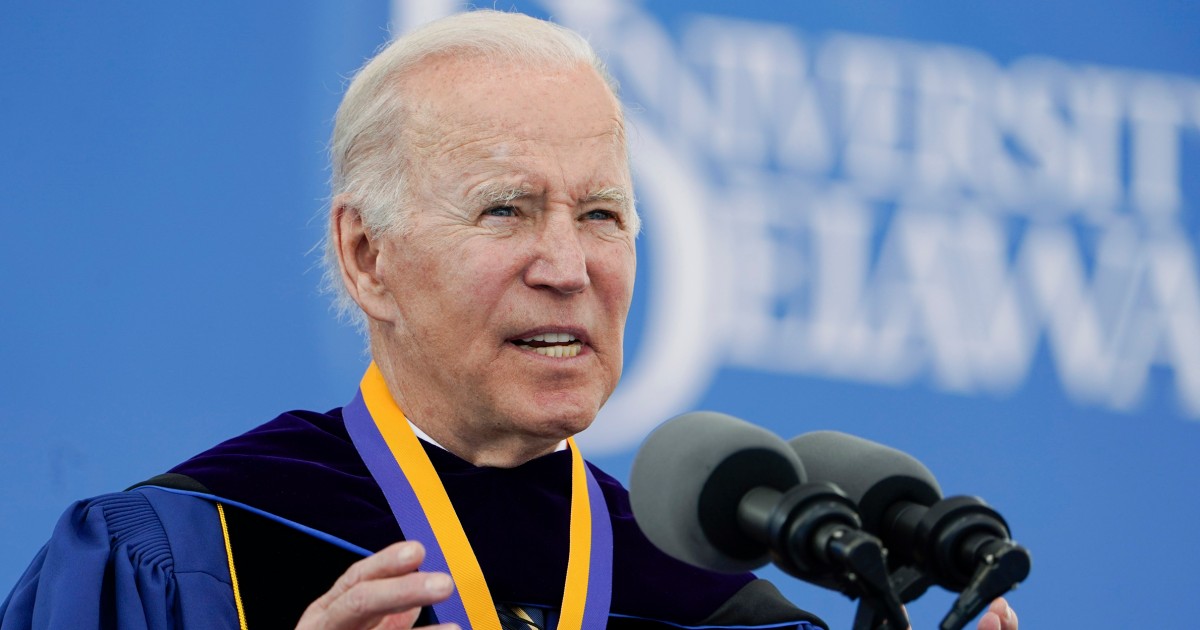 'It’s too much violence': Joe Biden addresses shootings in Buffalo and Texas during commencement speech