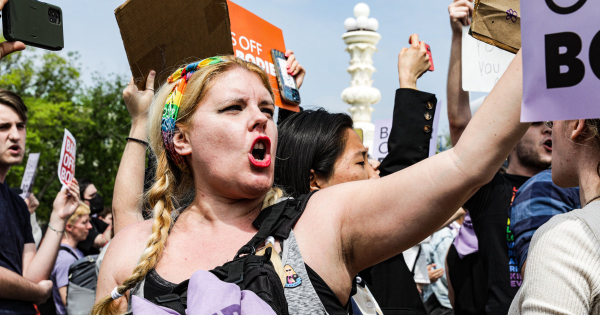 Emotions run high outside Supreme Court as demonstrators weigh future of abortion