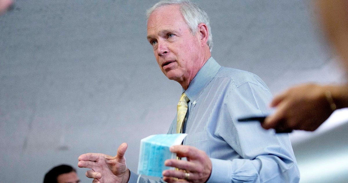 Ron Johnson's line on vaccines takes a decidedly weird turn – MSNBC News