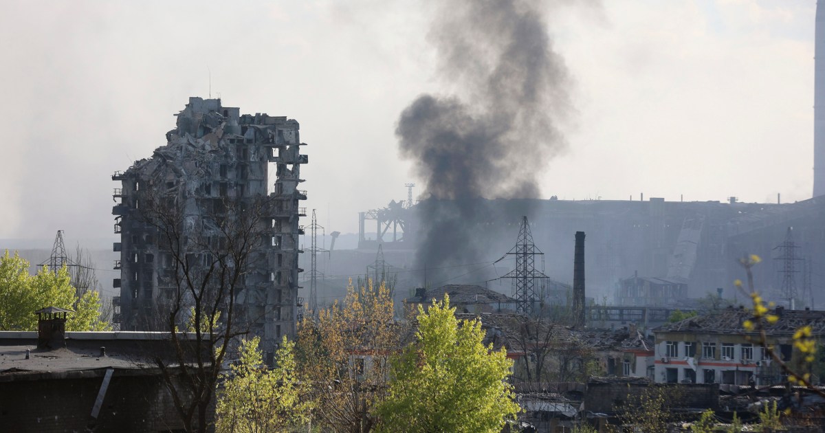 Russia-Ukraine war live updates: Fighting rages inside Azovstal steel plant in Mariupol