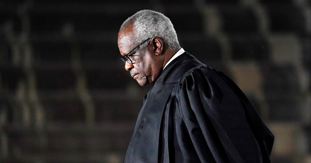Clarence Thomas speaks, shows a profound lack of self-awareness