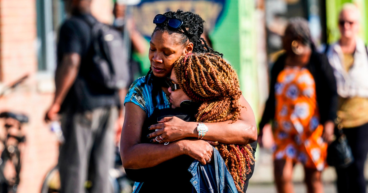 'This is not okay in America': Buffalo community mourns as vigils held for victims of racist mass shooting