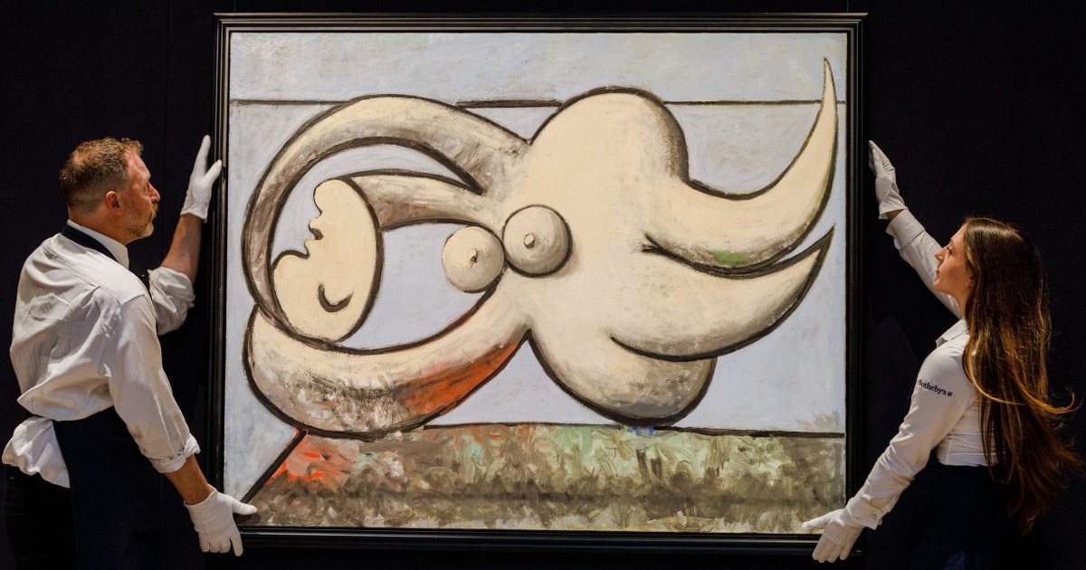 Picasso portrait of lover Marie-Thérèse Walter as a sea creature sells for $67.5M in New York auction