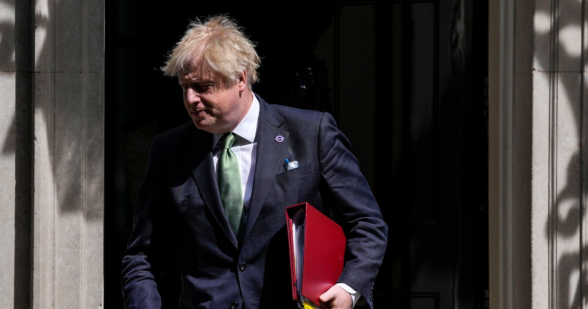 U.K.’s Johnson faces no further fines over ‘partygate‘ scandal