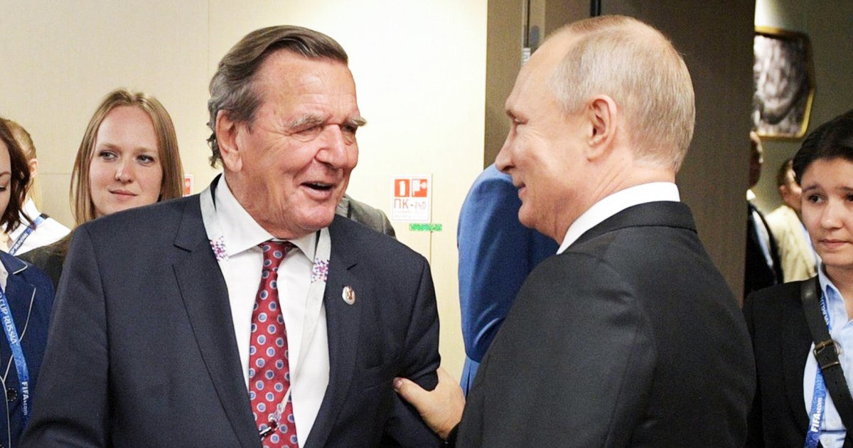 Has Europe finally had enough of politicians like Schröder making big money from Russia?